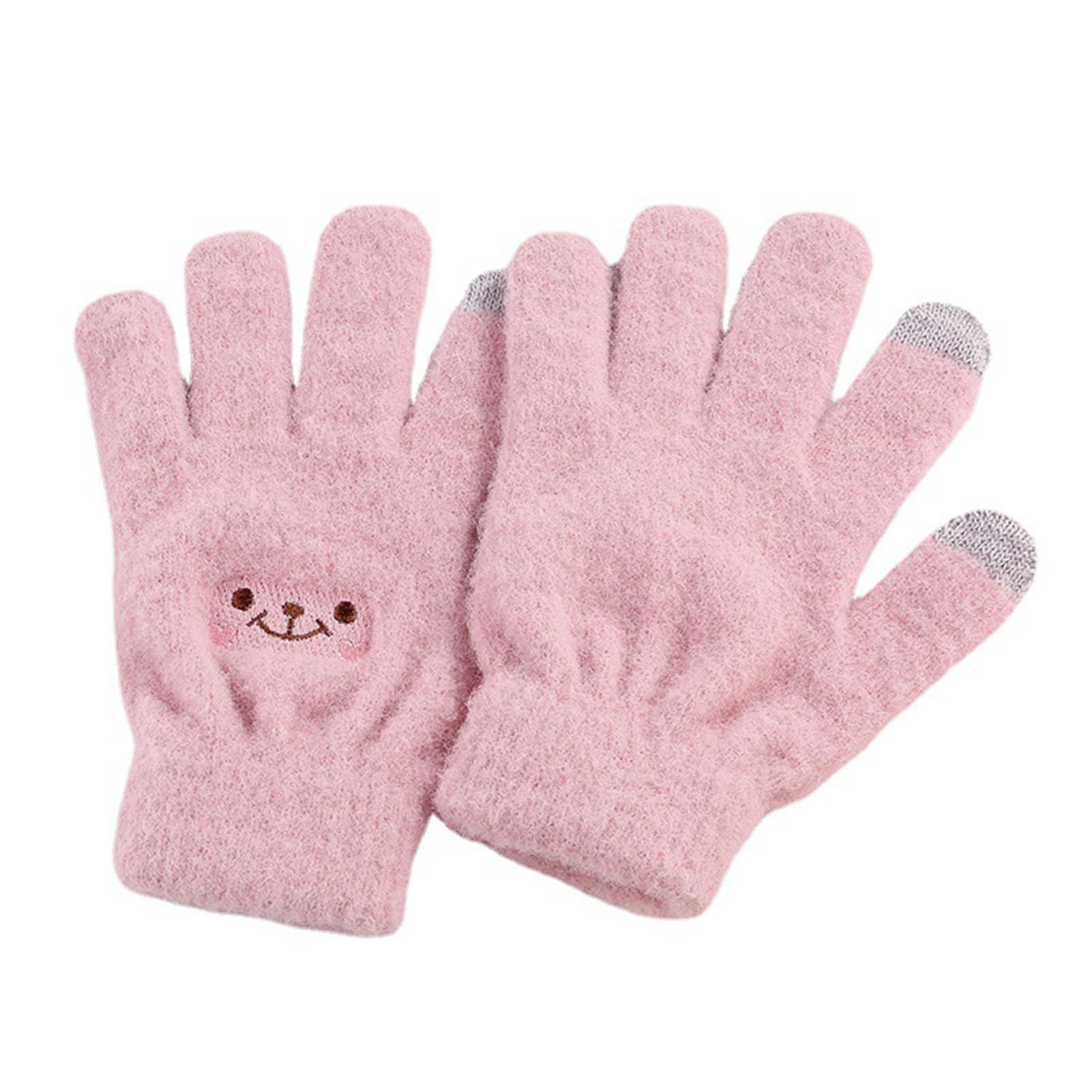 Winter Touch Screen Glove Smile Face Design Elastic Thermal Warm Knit Glove for Women Girls Pink
Winter Touch Screen Glove Smile Face Design Elastic Thermal Warm Knit Glove for Women Girls Pink