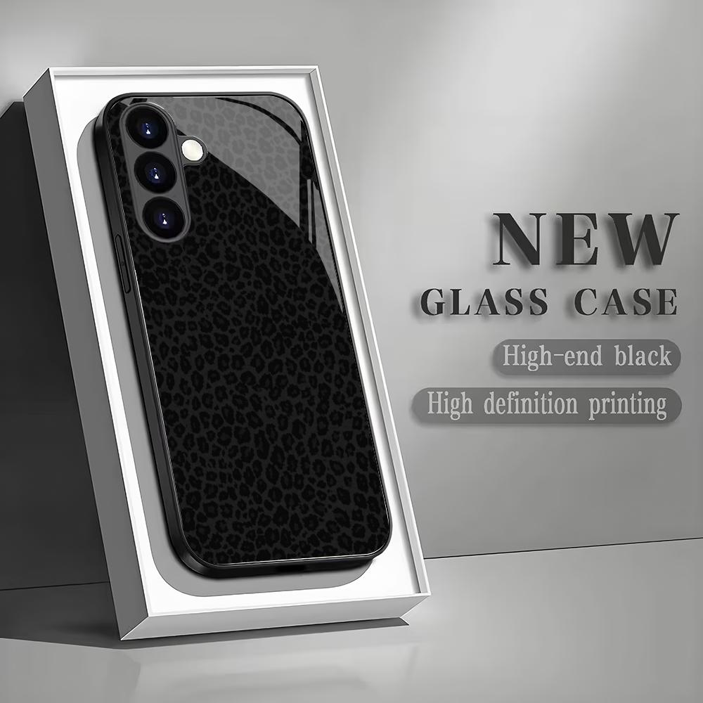 Black leopard print tempered glass phone case suitable for Samsung Galaxy S26 S25 S24 S23 S22 S21 S20 FE/Ultra/Plus anti drop GalaxyS26Ultra
Black leopard print tempered glass phone case suitable for Samsung Galaxy S26 S25 S24 S23 S22 S21 S20 FE/Ultra/Plus anti drop GalaxyS26Ultra