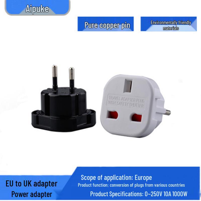 Euro-UK Standard Converter Plug: UK to EU Multi-Function Adapter. White x3 x10
Euro-UK Standard Converter Plug: UK to EU Multi-Function Adapter. White x3 x10