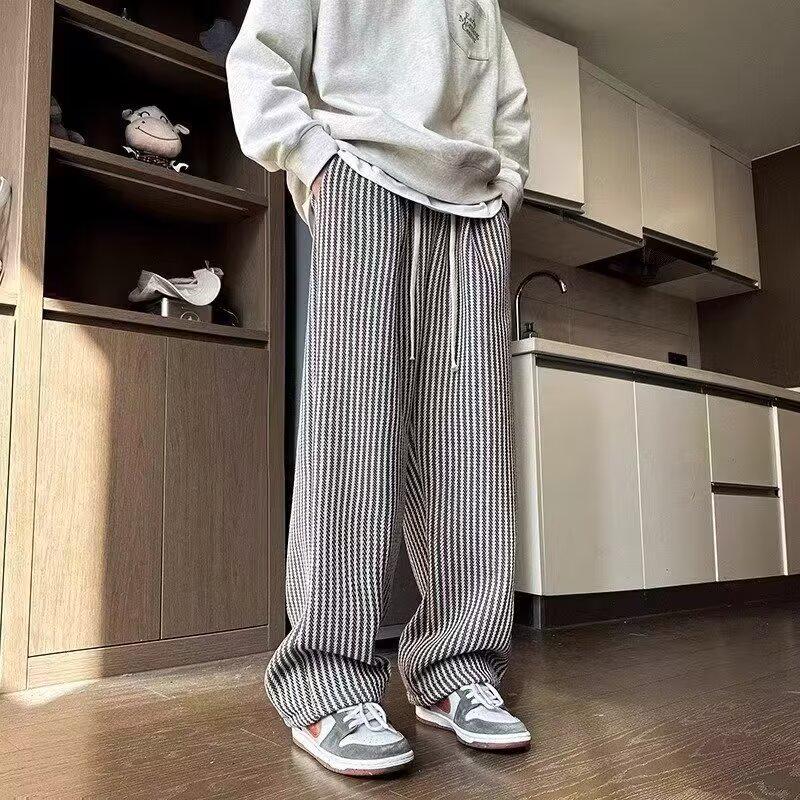 Unisex Black & White Striped Drapey Straight-Leg Pants, 2024 Spring/Autumn Wear-Resistant Casual Pants for Teens Large чёрный
Unisex Black & White Striped Drapey Straight-Leg Pants, 2024 Spring/Autumn Wear-Resistant Casual Pants for Teens Large чёрный