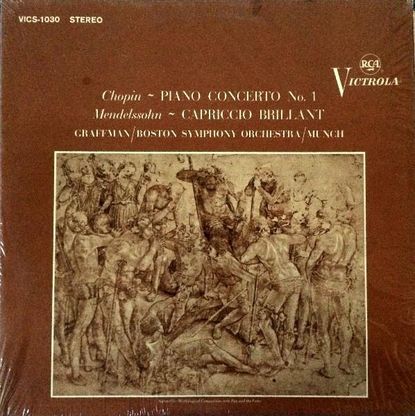 LP Record FRÉDÉRIC CHOPIN / FELIX MENDELSSOHN - Piano Concerto No. 1 / Capriccio B VICS1030 RCA Victrola 1963 US Classical Used
LP Record FRÉDÉRIC CHOPIN / FELIX MENDELSSOHN - Piano Concerto No. 1 / Capriccio B VICS1030 RCA Victrola 1963 US Classical Used