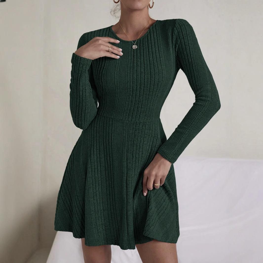 осень зима Мода приталенное зеленое мини-платье А-силуэта Женское мягкое платье-бодикон с круглым вырезом, длинным рукавом, эластичное, вязаное, свадебные платья XL
осень зима Мода приталенное зеленое мини-платье А-силуэта Женское мягкое платье-бодикон с круглым вырезом, длинным рукавом, эластичное, вязаное, свадебные платья XL