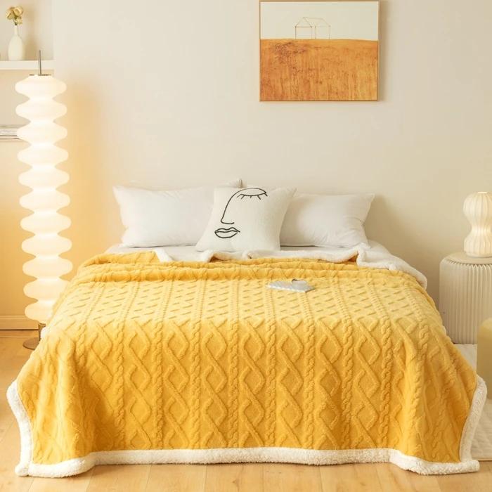 A Tapestry Blanket Tafurong Lamb Wool Blanket Thickened Warm Leisure Office Nap Blanket 150x200cm
A Tapestry Blanket Tafurong Lamb Wool Blanket Thickened Warm Leisure Office Nap Blanket 150x200cm