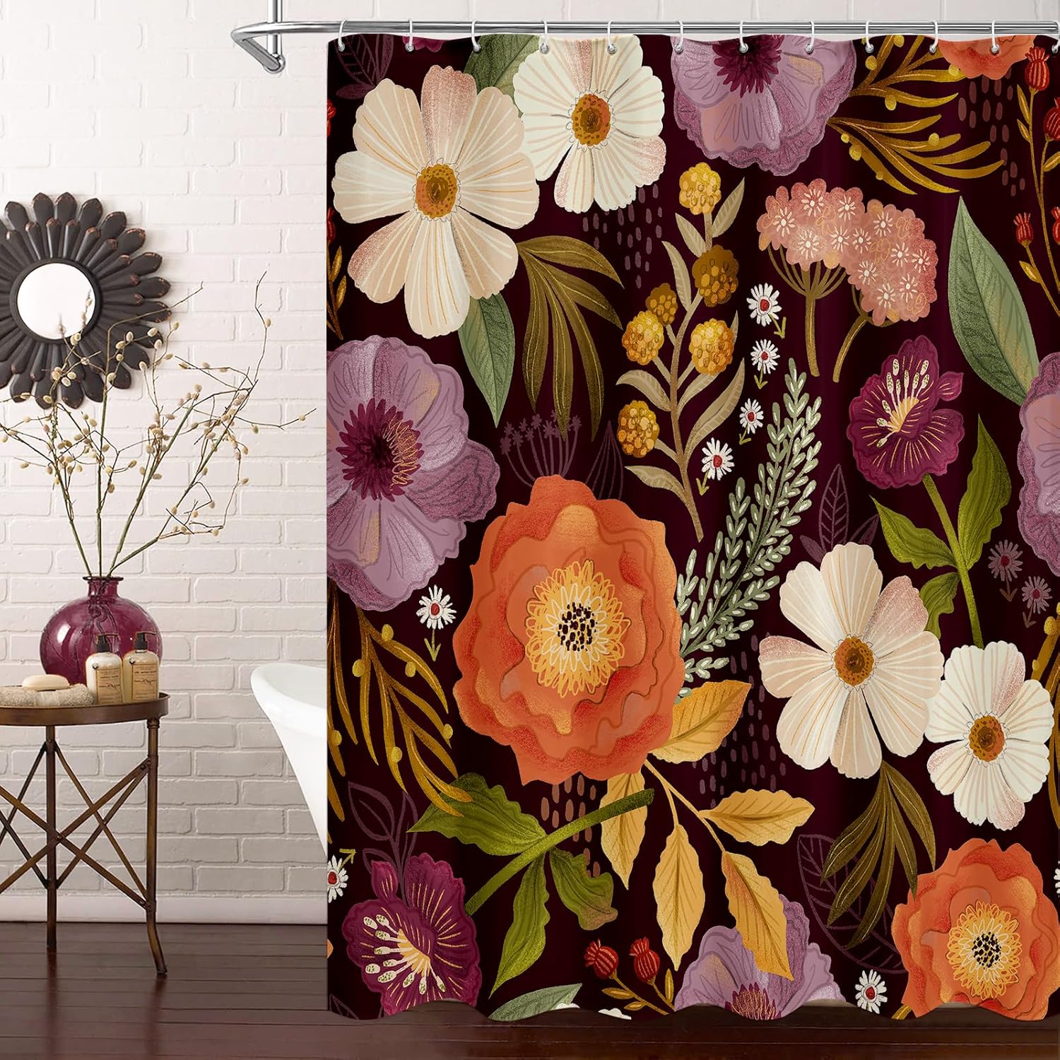 Занавеска для душа MitoVilla в стиле бохо с цветочным принтом, абстрактные занавески для душа с листьями растений для шикарного элегантного декора ванной комнаты, роскошная тканевая занавеска 90x180cm
Занавеска для душа MitoVilla в стиле бохо с цветочным принтом, абстрактные занавески для душа с листьями растений для шикарного элегантного декора ванной комнаты, роскошная тканевая занавеска 90x180cm