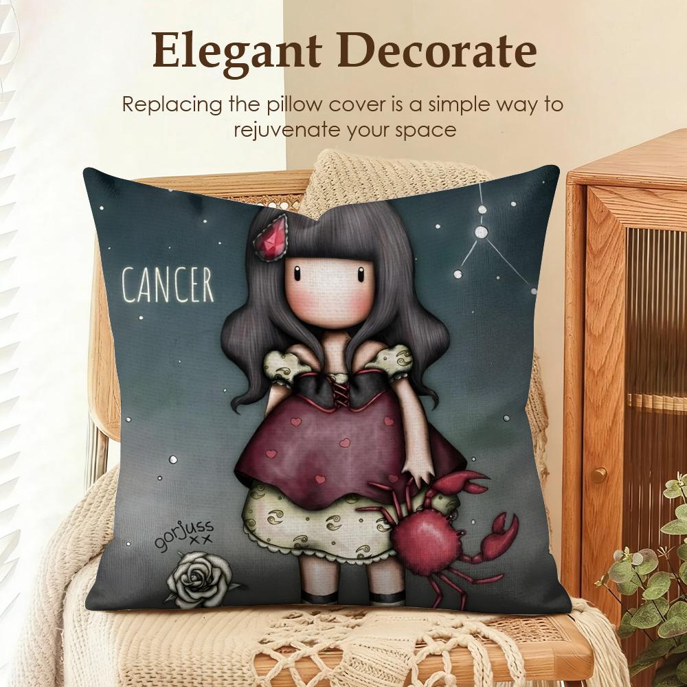 Cartoon SSantoro Gorjuss Cushion Cover Natural Linen Organic Fabric DoubleSided Printing Sofa Home Decor Gift Pillow Case 30x30cm
Cartoon SSantoro Gorjuss Cushion Cover Natural Linen Organic Fabric DoubleSided Printing Sofa Home Decor Gift Pillow Case 30x30cm