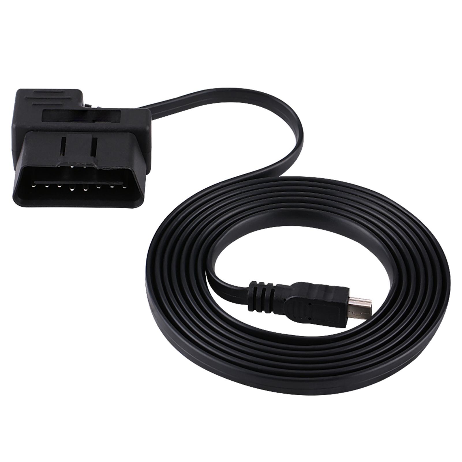 180cm Car OBDII OBD2 EOBD 16pin Diagnostic Extension Adapter to Mini USB Cable
180cm Car OBDII OBD2 EOBD 16pin Diagnostic Extension Adapter to Mini USB Cable