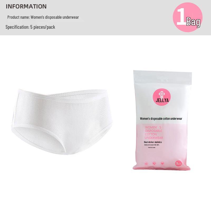 Jieliya Unisex Disposable Cotton Underwear - Travel & Daily Use, Wash-Free, Suitable for Pregnant and Postpartum Women Women s XL (up to 55kg)
Jieliya Unisex Disposable Cotton Underwear - Travel & Daily Use, Wash-Free, Suitable for Pregnant and Postpartum Women Women s XL (up to 55kg)