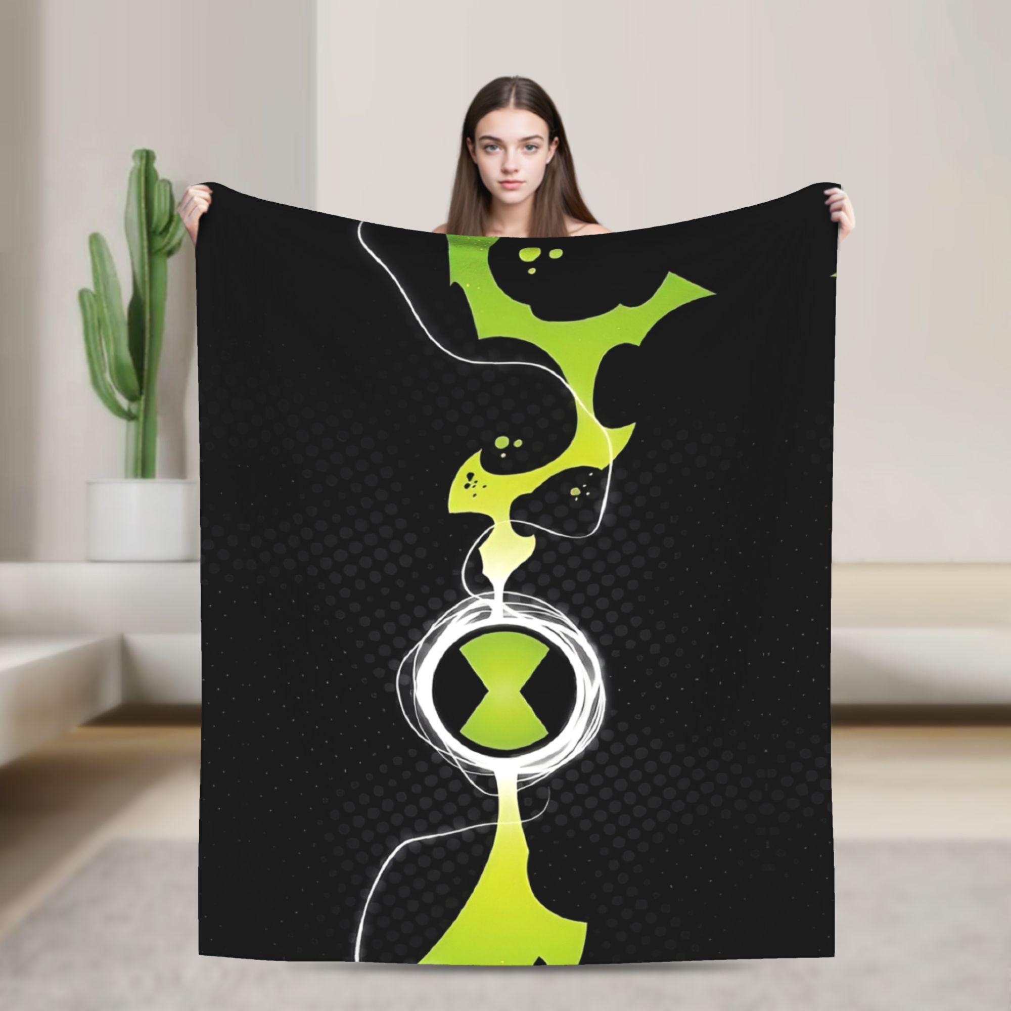 Ben 10 Omnitrix Unleashed Flannel Blanket Soft Durable Throw Blanket for Home Decor Airplane Travel Bedspread Sofa Bed Cover 130x150cm
Ben 10 Omnitrix Unleashed Flannel Blanket Soft Durable Throw Blanket for Home Decor Airplane Travel Bedspread Sofa Bed Cover 130x150cm