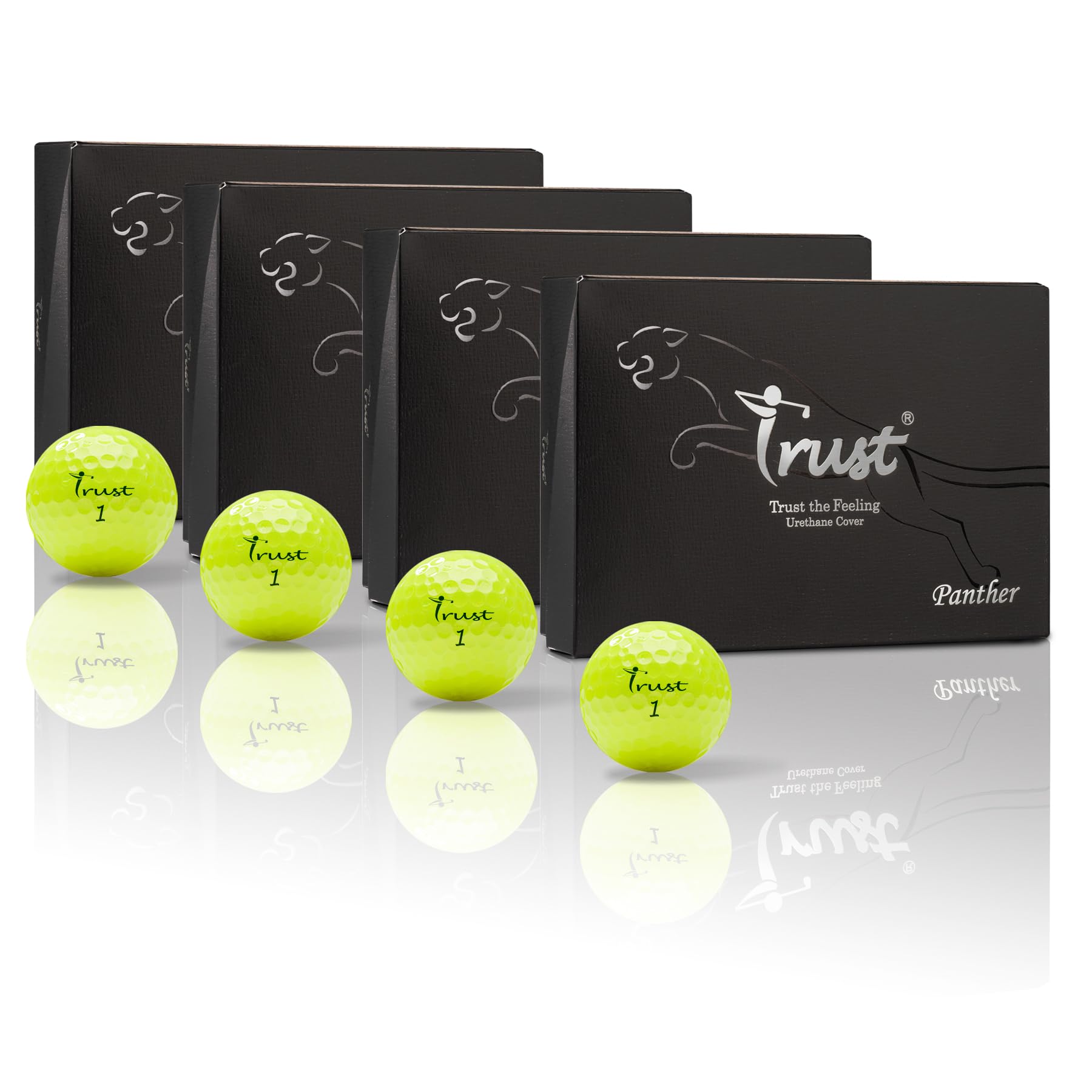 Trust Golf Ball New Panther Urethane Cover Soft Feel Fly Straight and Stop BIG MAX High Resilience Core Combined Distance Spin Control Performance 4
Trust Golf Ball New Panther Urethane Cover Soft Feel Fly Straight and Stop BIG MAX High Resilience Core Combined Distance Spin Control Performance 4