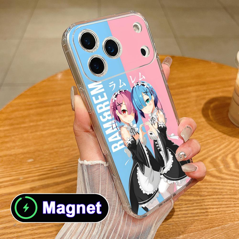Чехол для мобильного телефона ReZero Rem Ram из прозрачного ТПУ с поддержкой MagSafe для iPhone 17 16 15 14 13 12 11 Air Pro Max Plus Mini Цветной чехол iPhone 11 Pro Max
Чехол для мобильного телефона ReZero Rem Ram из прозрачного ТПУ с поддержкой MagSafe для iPhone 17 16 15 14 13 12 11 Air Pro Max Plus Mini Цветной чехол iPhone 11 Pro Max