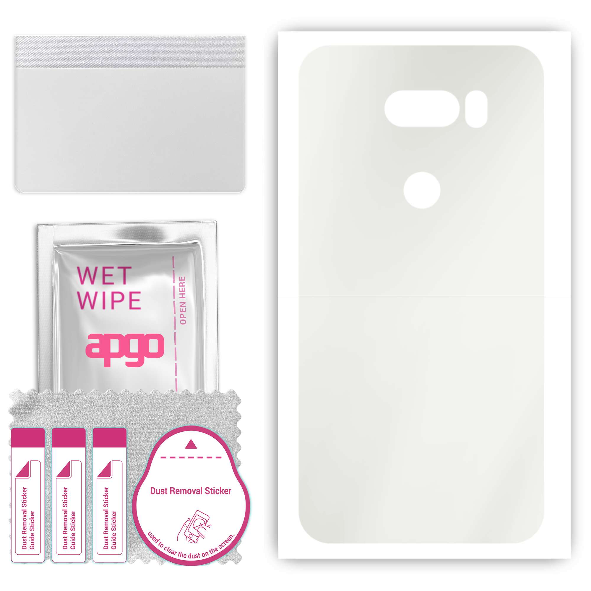 apgo MATTE Protective Skin Sticker for the back compatible with LG V30S ThinQ, Wrap Film, Hydrogel Film, Flexible, Soft TPU with positioning layer eas
apgo MATTE Protective Skin Sticker for the back compatible with LG V30S ThinQ, Wrap Film, Hydrogel Film, Flexible, Soft TPU with positioning layer eas
