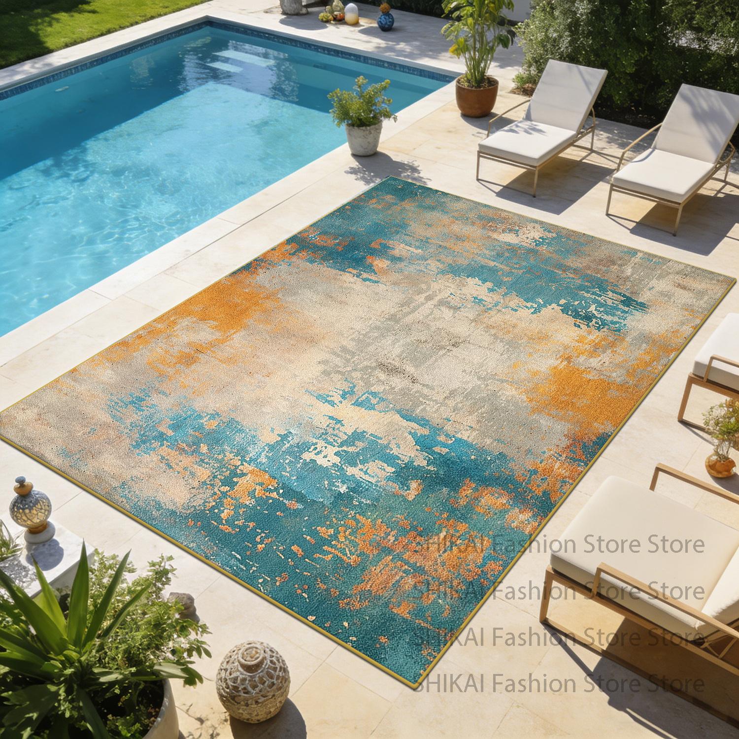 Yellow Blue Modern Abstract Fluffy Courtyard Rug Home Decoration Luxury Easy Clean Soft Carpet Non-slip Large Coffee Tables Mats 60x90cm
Yellow Blue Modern Abstract Fluffy Courtyard Rug Home Decoration Luxury Easy Clean Soft Carpet Non-slip Large Coffee Tables Mats 60x90cm