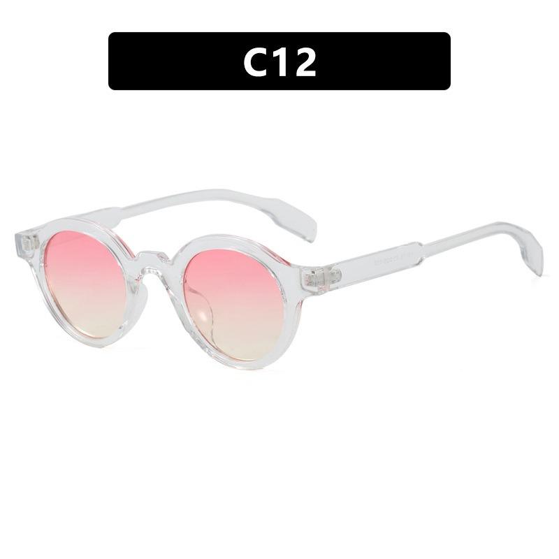 Exquisite Sweet Round Sunglasses Women Men Simple Gradient Luxury Sun Glasses Daily Travel Camping Shade Glasses C12
Exquisite Sweet Round Sunglasses Women Men Simple Gradient Luxury Sun Glasses Daily Travel Camping Shade Glasses C12