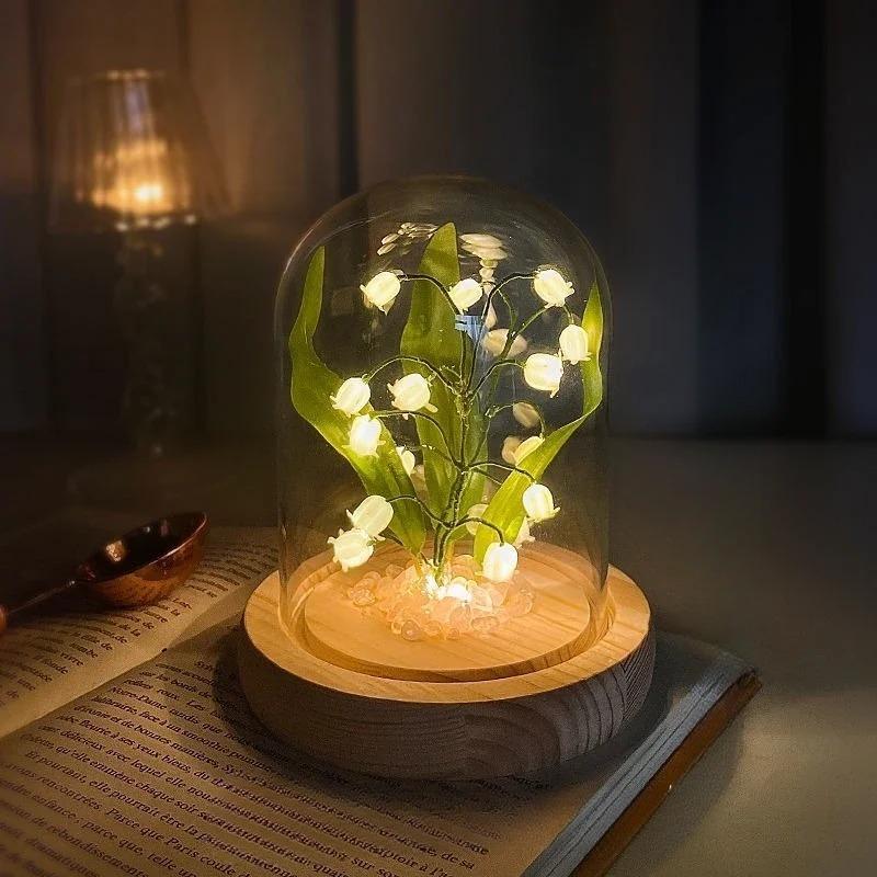 Novelty Lighting Artificial Flowers DIY Handmade Lily of The Valley Glowing Night Light for Bedroom Decorative Birthday Gift
Novelty Lighting Artificial Flowers DIY Handmade Lily of The Valley Glowing Night Light for Bedroom Decorative Birthday Gift