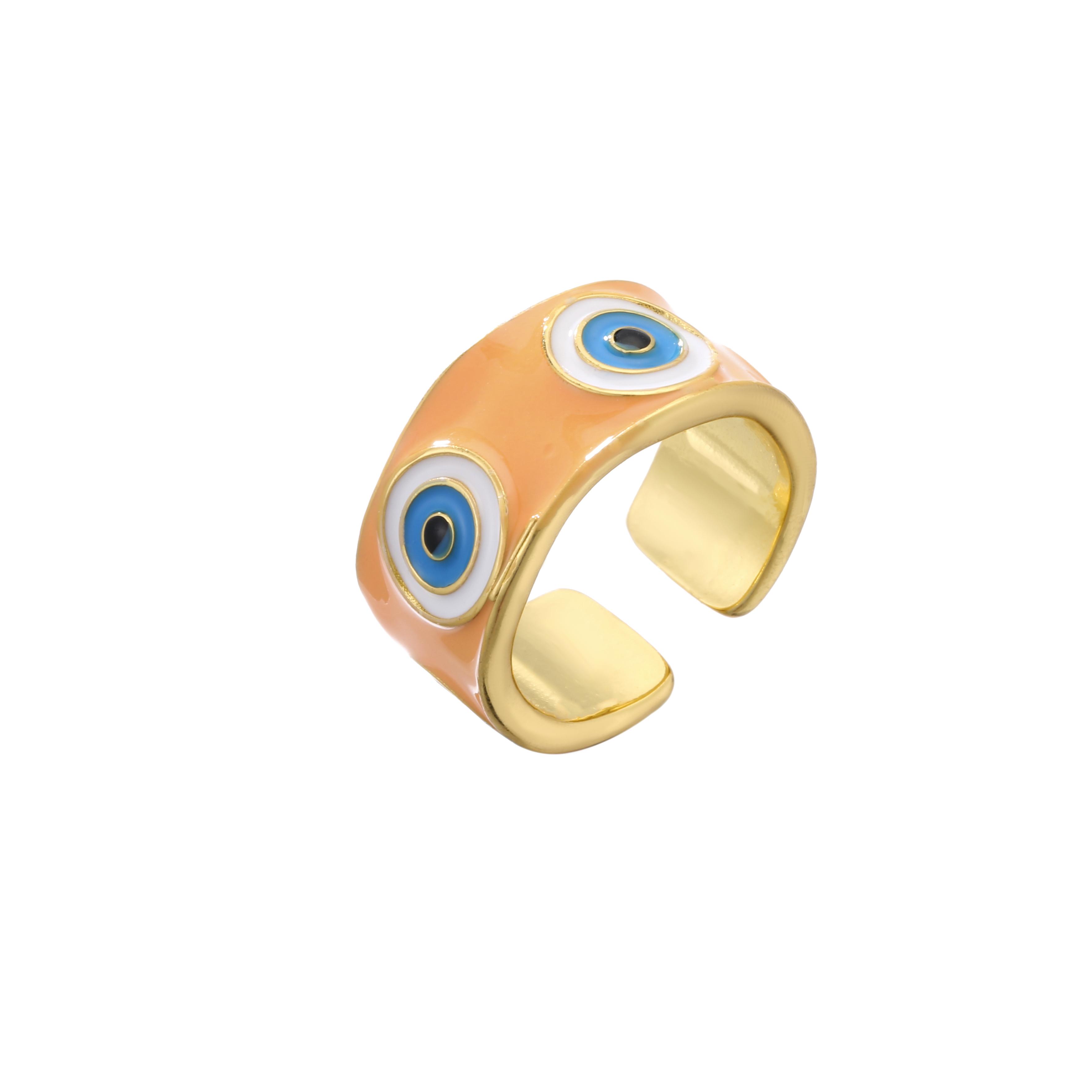 HECHENG,Brass 18K Gold Plated Ring,Big Evil Eyes Rings for Women Gils,Colorful Open Statement Enamel Rings,Wholesale resizable помаранчевий
HECHENG,Brass 18K Gold Plated Ring,Big Evil Eyes Rings for Women Gils,Colorful Open Statement Enamel Rings,Wholesale resizable помаранчевий