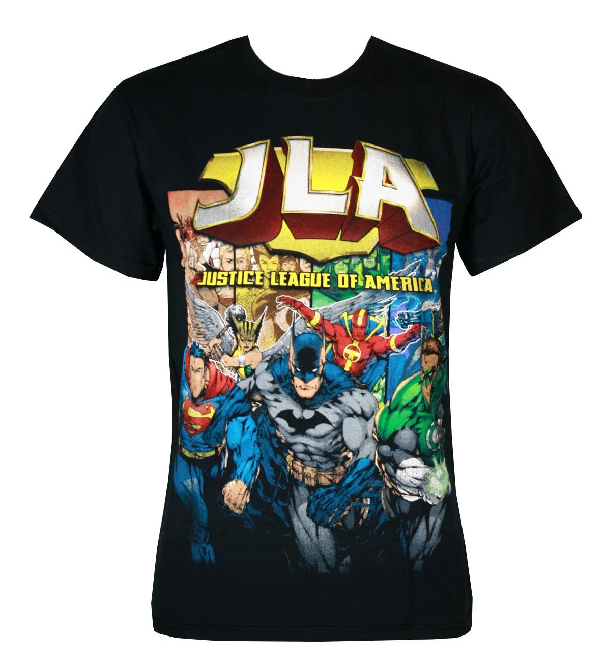 Justice League of America Coming At You Men s T-Shirt, Small 4XL
Justice League of America Coming At You Men s T-Shirt, Small 4XL