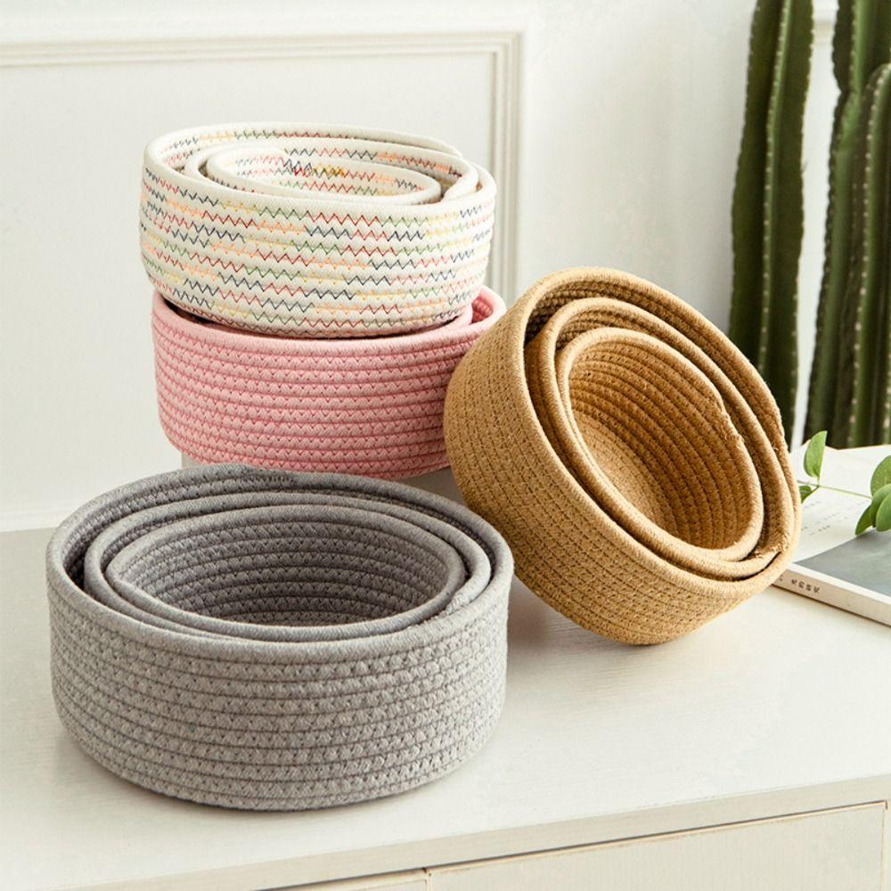 Desktop Sundries Storage Basket Cotton Thread Cosmetics Organizer Fashion Storage Box S-3
Desktop Sundries Storage Basket Cotton Thread Cosmetics Organizer Fashion Storage Box S-3