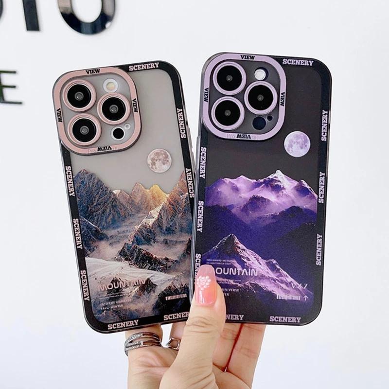 Чехол для телефона iPhone 14 Pro 13 12 11 X XR XS Max 7 8 Plus, модный, красочный, с изображением горных вершин, защита камеры, мягкий чехол для телефона из ТПУ
Чехол для телефона iPhone 14 Pro 13 12 11 X XR XS Max 7 8 Plus, модный, красочный, с изображением горных вершин, защита камеры, мягкий чехол для телефона из ТПУ