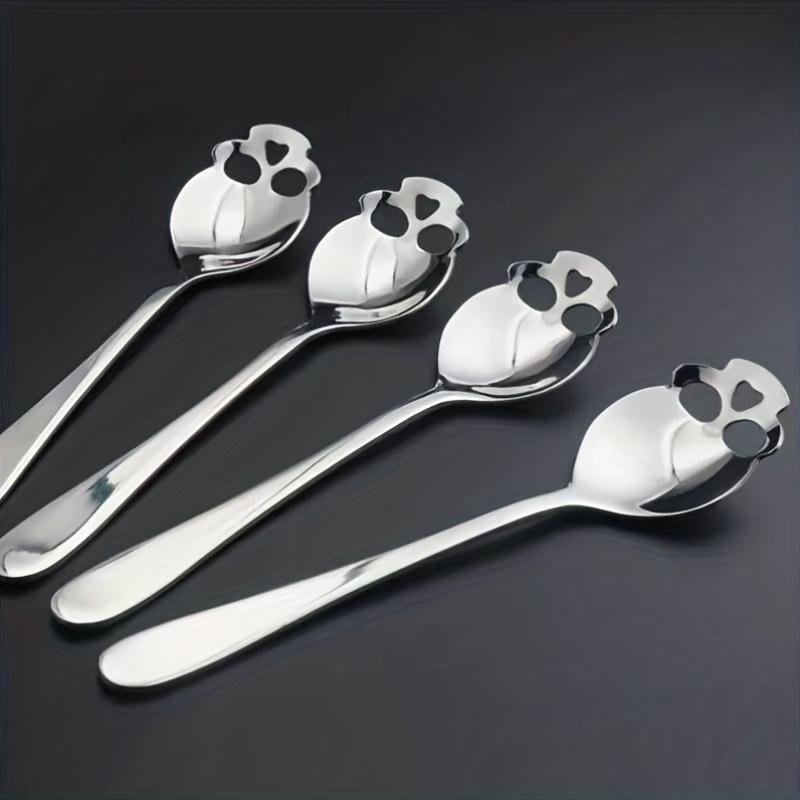 1pc Stainless Steel Skull Head Spoon With Hole, Multifunctional Kitchen Spoon, Halloween Decorative Spoon,Stirring Spoon серебряный
1pc Stainless Steel Skull Head Spoon With Hole, Multifunctional Kitchen Spoon, Halloween Decorative Spoon,Stirring Spoon серебряный