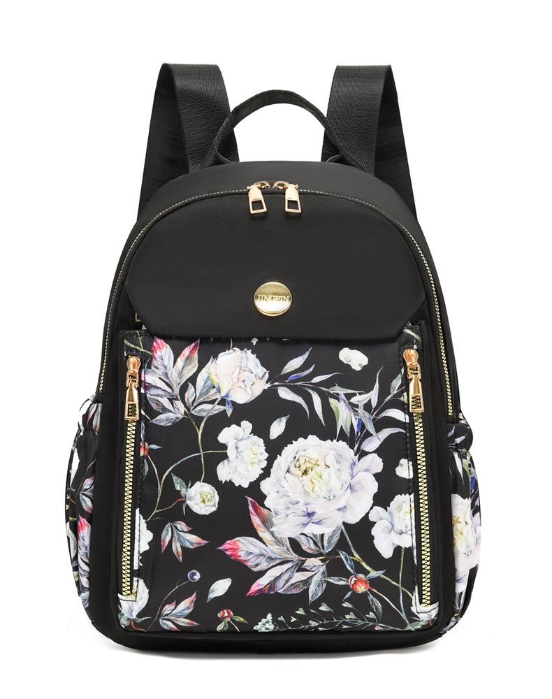 Рюкзак с принтом, женский дорожный рюкзак большой емкости из нейлона чёрный
Рюкзак с принтом, женский дорожный рюкзак большой емкости из нейлона чёрный