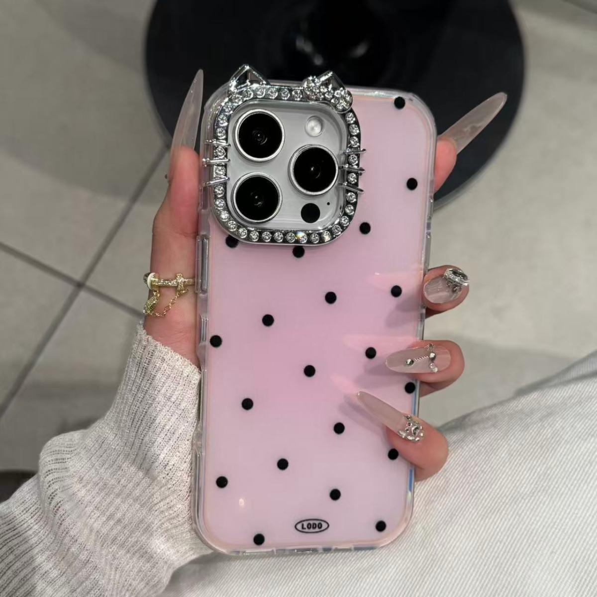 INS Style Full-Screen Polka Dot Cat Lens Case for iPhone 17/16 Pro Max - Simple Design for iPhone 15/13 iPhone 17 Pro Max розовый
INS Style Full-Screen Polka Dot Cat Lens Case for iPhone 17/16 Pro Max - Simple Design for iPhone 15/13 iPhone 17 Pro Max розовый