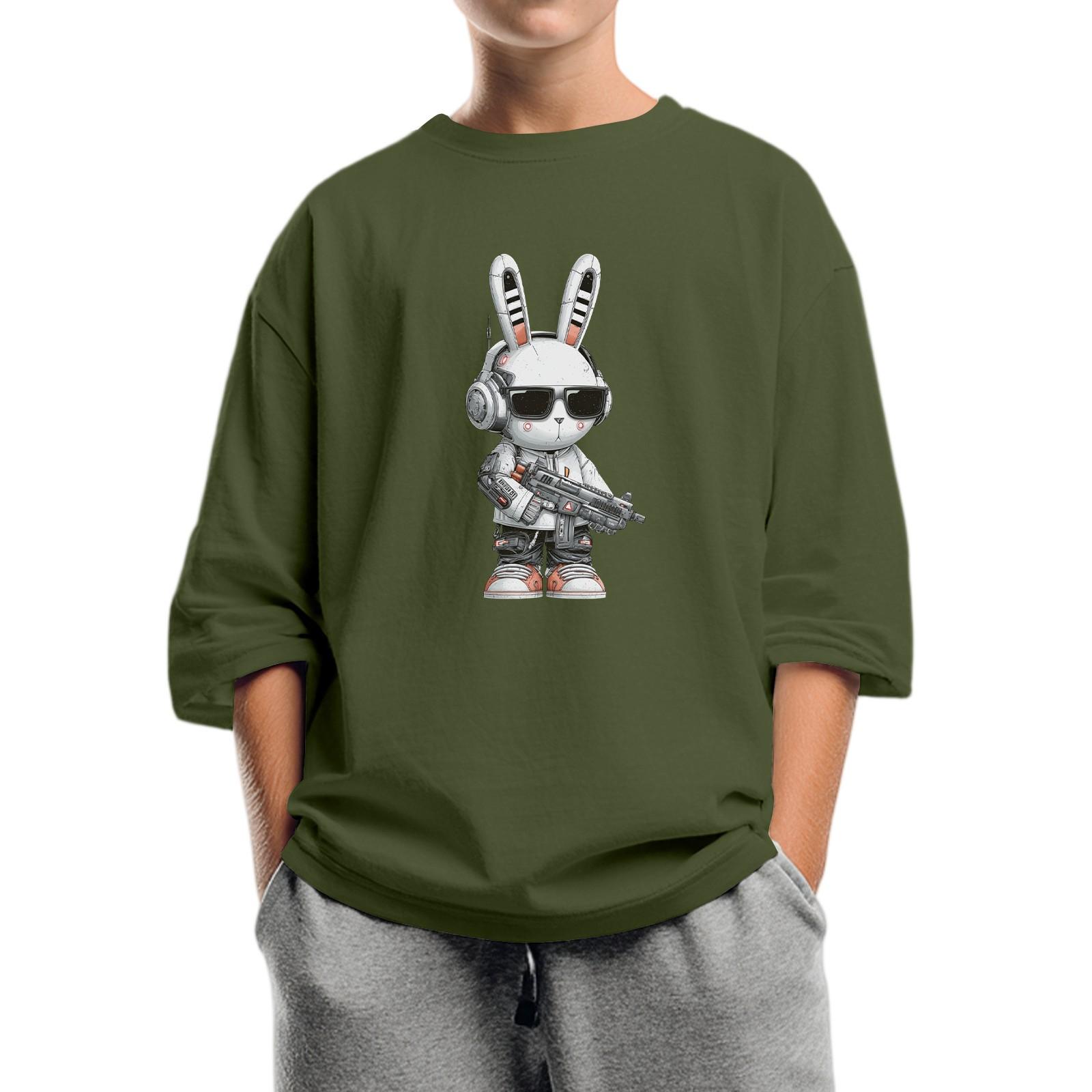 Children s Fashion Printed Round Neck Seven Sleeve Top Casual T-Shirt 160
Children s Fashion Printed Round Neck Seven Sleeve Top Casual T-Shirt 160