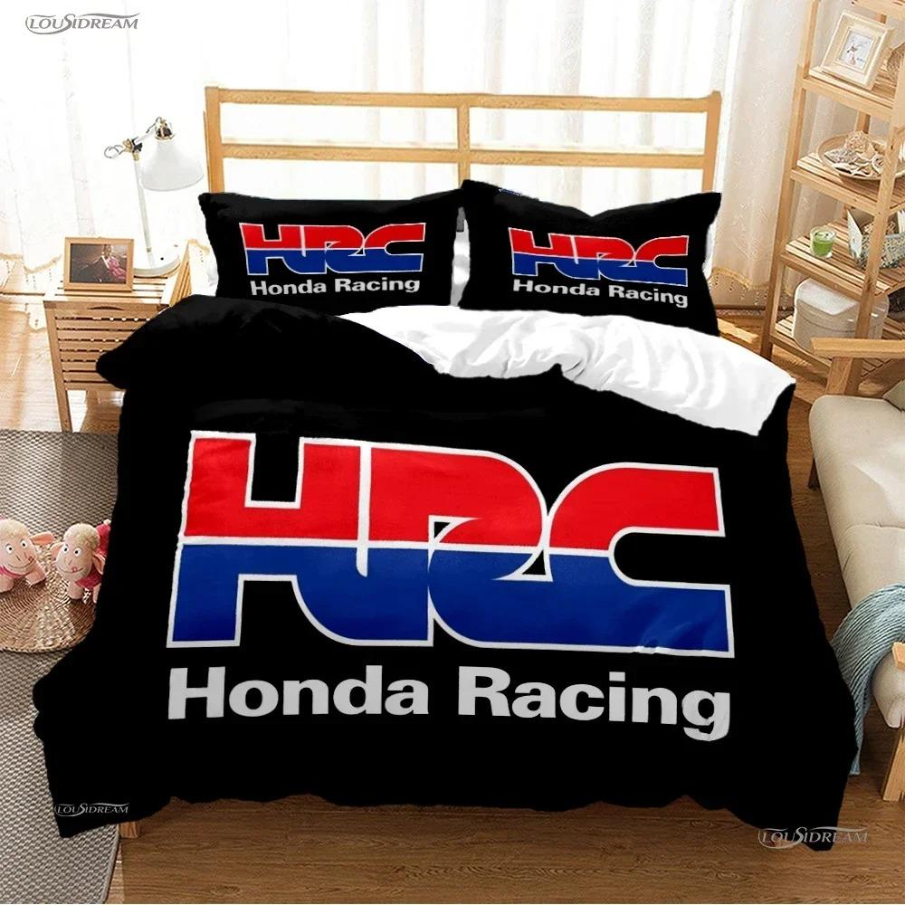 Hrc-Honda Motorcycle Logo Duvet Cover Comforter Bedding Sets Soft Quilt Cover And Pillowcases For Teens Single Double Queen King US Full(200*230cm)3pcs
Hrc-Honda Motorcycle Logo Duvet Cover Comforter Bedding Sets Soft Quilt Cover And Pillowcases For Teens Single Double Queen King US Full(200*230cm)3pcs