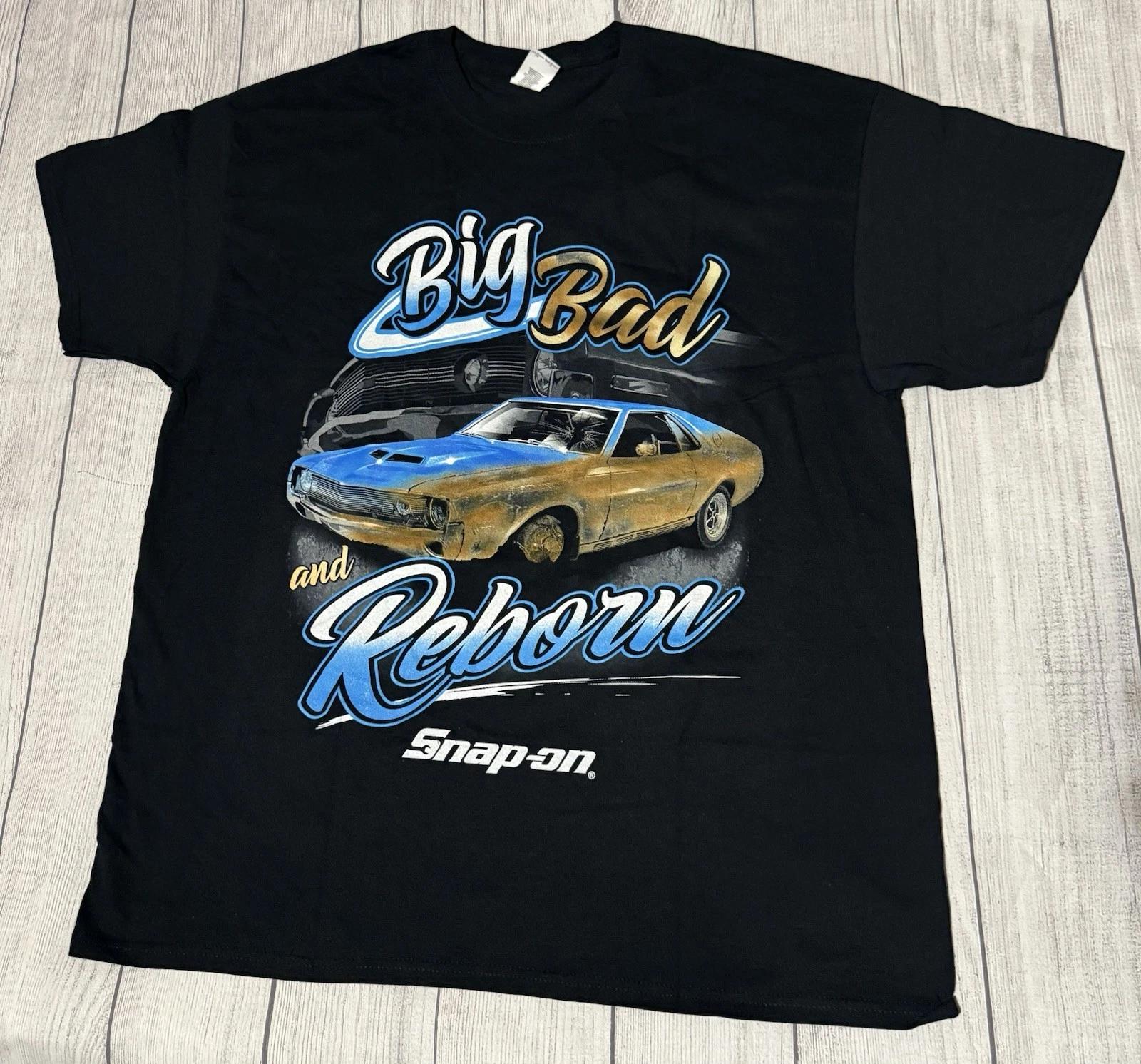 Snap On Big Bad Reborn Distressed Rat Rod Racing Mechanic Tools XL Black Shirt S
Snap On Big Bad Reborn Distressed Rat Rod Racing Mechanic Tools XL Black Shirt S