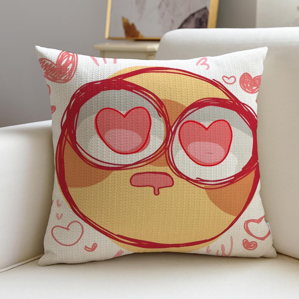 AAdorable Yellow EmojiS Cushion Cover Breathable and skinfriendly linen pillowcase square removable and washable cushion 30X30cm
AAdorable Yellow EmojiS Cushion Cover Breathable and skinfriendly linen pillowcase square removable and washable cushion 30X30cm