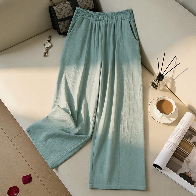 Summer Casual High Waist Cotton Pants for Middle-aged Moms - Loose, Comfortable, Slimming, Versatile & Stylish Crop XL (120-140 lbs) светло-зеленый
Summer Casual High Waist Cotton Pants for Middle-aged Moms - Loose, Comfortable, Slimming, Versatile & Stylish Crop XL (120-140 lbs) светло-зеленый