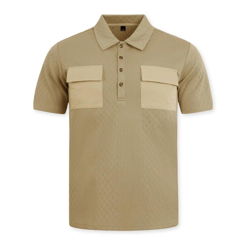 Men s Polo Shirt Double Pocket Buttoned Short Sleeve Tshirt Loose Casual Business Tops Summer M хакі
Men s Polo Shirt Double Pocket Buttoned Short Sleeve Tshirt Loose Casual Business Tops Summer M хакі