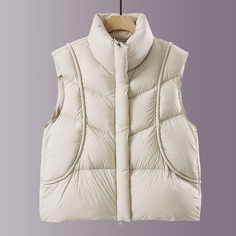 Высокий пушистый белый утиный пух пуховый жилет женский 2025 осень и зима модный воротник-стойка изогнутый пухлый на ощупь хлебный жилет прилив S
Высокий пушистый белый утиный пух пуховый жилет женский 2025 осень и зима модный воротник-стойка изогнутый пухлый на ощупь хлебный жилет прилив S