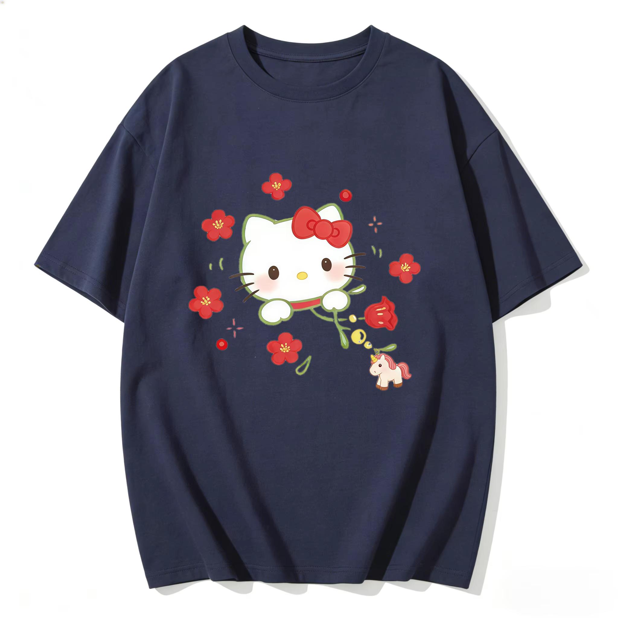 2026 new Summer HelloKitty Cute Graphic Tee Casual Short Sleeve Cotton Top for Women Girls Kawaii Cartoon Print Streetwear S
2026 new Summer HelloKitty Cute Graphic Tee Casual Short Sleeve Cotton Top for Women Girls Kawaii Cartoon Print Streetwear S