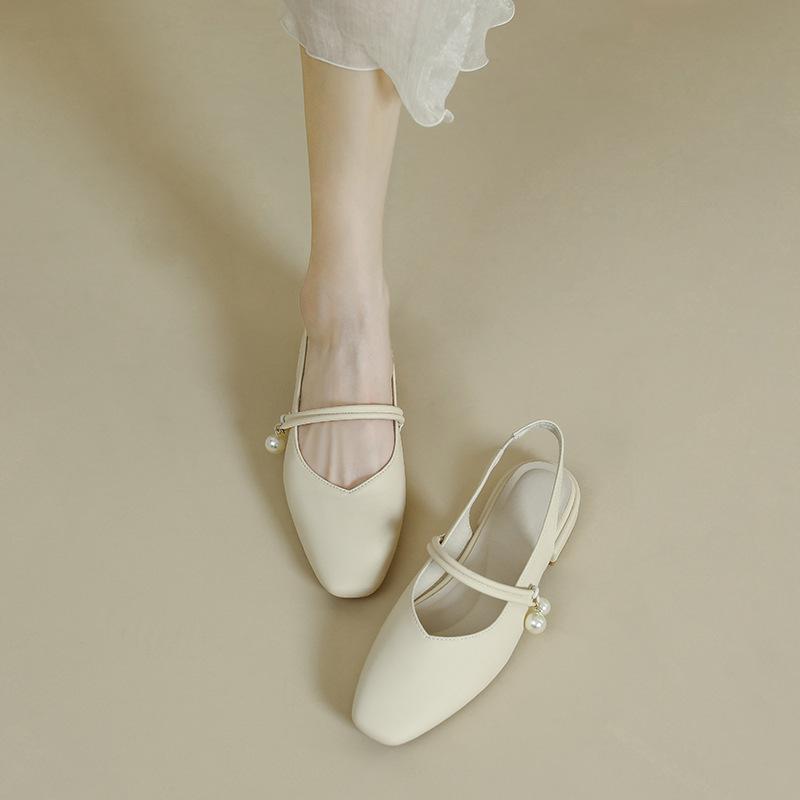 2025 summer new bag head sandals fairy style with pearl thick heel Mary Jane women s shoes 40 абрикосовий
2025 summer new bag head sandals fairy style with pearl thick heel Mary Jane women s shoes 40 абрикосовий