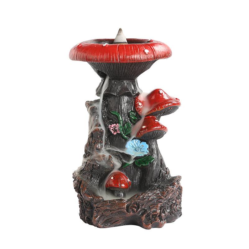 1pc, Creative Flower Mushroom Resin Waterfall Backflow Incense Burner for Halloween and Easter Home Decoration (Without Incense)
1pc, Creative Flower Mushroom Resin Waterfall Backflow Incense Burner for Halloween and Easter Home Decoration (Without Incense)
