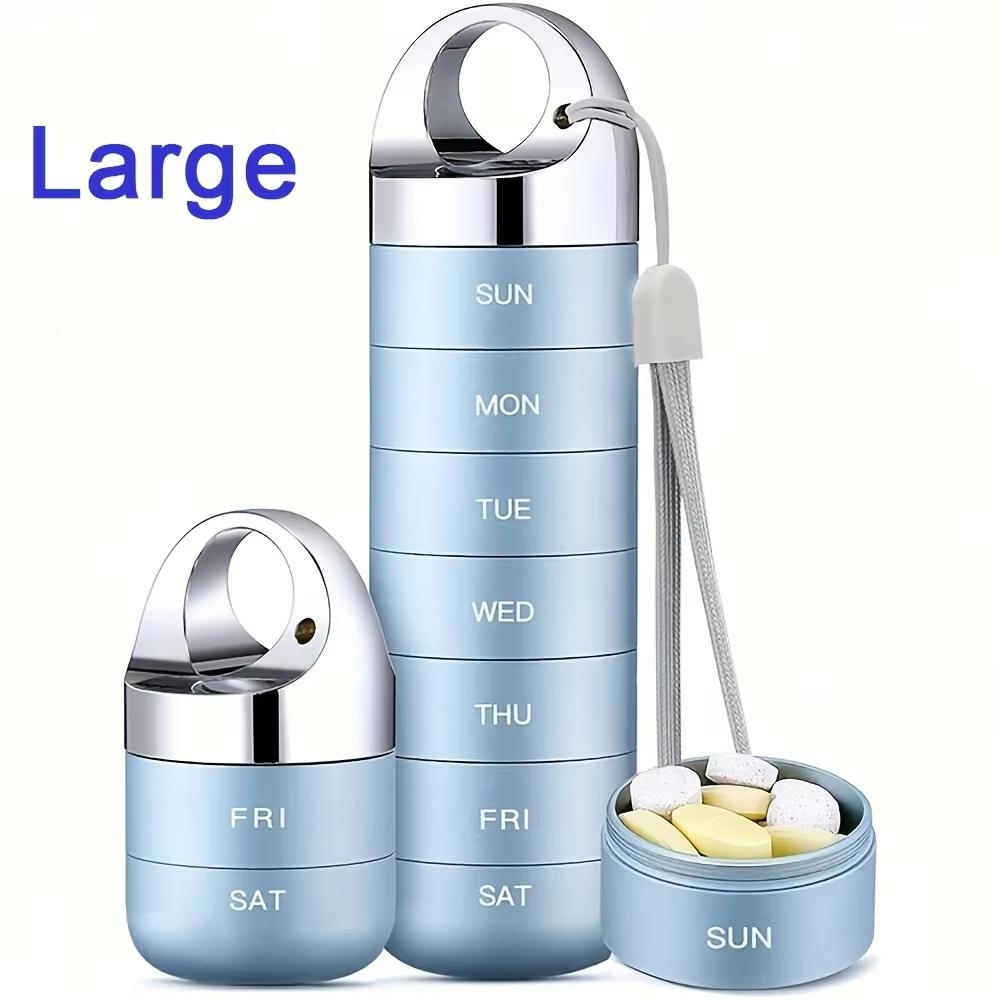 Portable Travel Pill Box Metal 7 Day Pill Case Organizer Waterproof Aluminum Alloy Travel Pill Case Container For Vitamins світло-синій колір
Portable Travel Pill Box Metal 7 Day Pill Case Organizer Waterproof Aluminum Alloy Travel Pill Case Container For Vitamins світло-синій колір