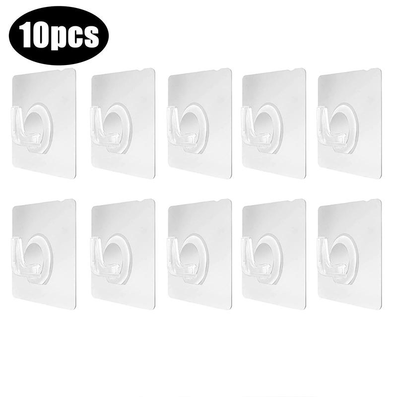 10Pcs/Pack Strong Sticky Transparent Horn Shape Reusable Anti-skid Clear Wall Hook Traceless Hooks PVC 10PCS
10Pcs/Pack Strong Sticky Transparent Horn Shape Reusable Anti-skid Clear Wall Hook Traceless Hooks PVC 10PCS