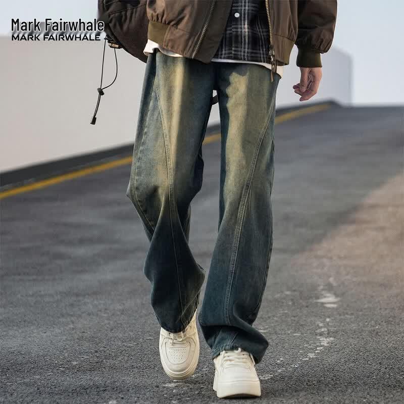 Мужские джинсы Mark Hua Fei 2026 Весна Свободный крой Прямая штанина Ретро Деним M
Мужские джинсы Mark Hua Fei 2026 Весна Свободный крой Прямая штанина Ретро Деним M