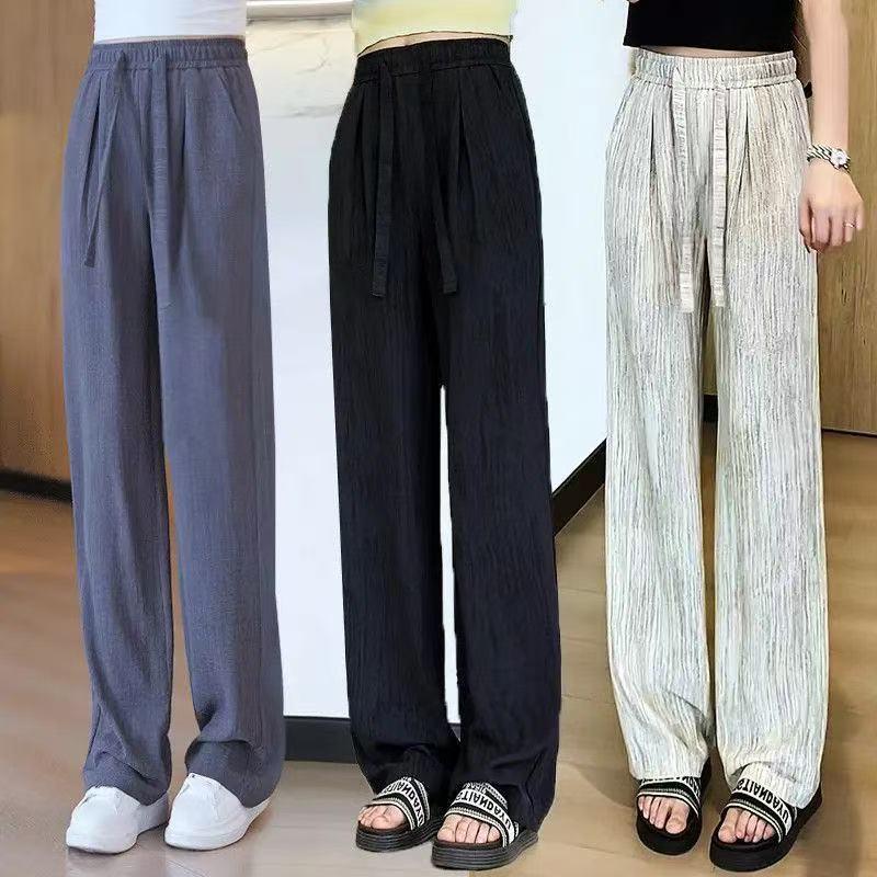 Ice Silk High-Waist Wide-Leg Women s Pants - Summer 2025 Casual Floor-Length Trousers XL
Ice Silk High-Waist Wide-Leg Women s Pants - Summer 2025 Casual Floor-Length Trousers XL