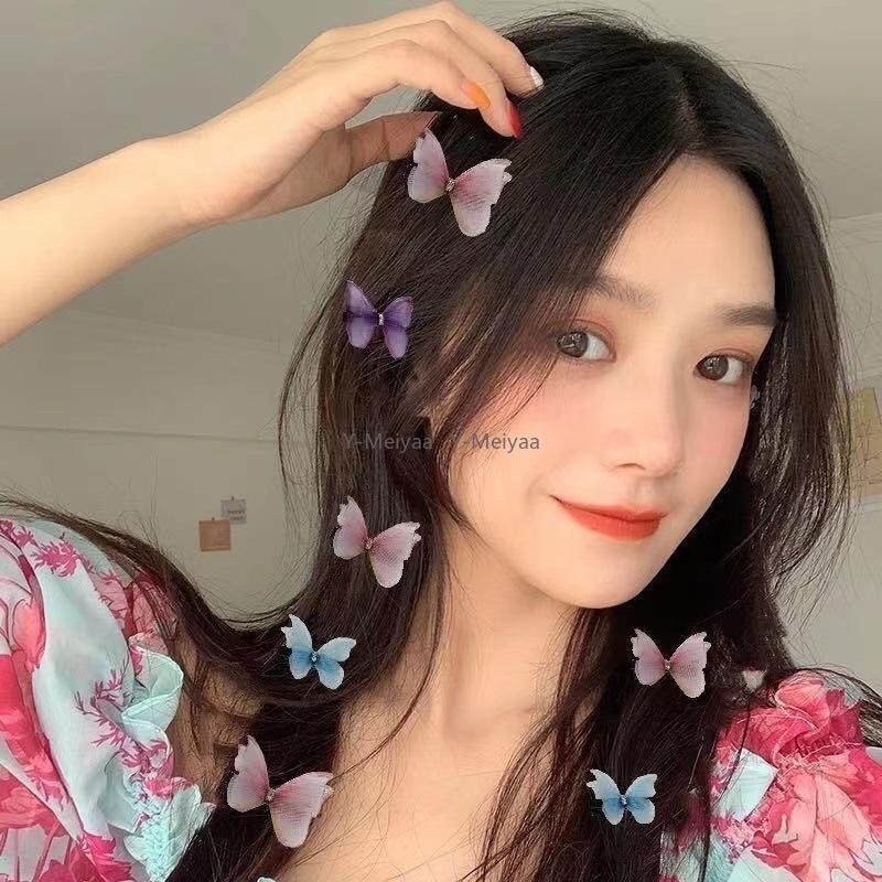 New 10PCS Cute Princess Mesh Double-layer Butterfly Lovely Girls Hairpins Children Headwear Hairgrip Hair Clips Hair Accessories
New 10PCS Cute Princess Mesh Double-layer Butterfly Lovely Girls Hairpins Children Headwear Hairgrip Hair Clips Hair Accessories