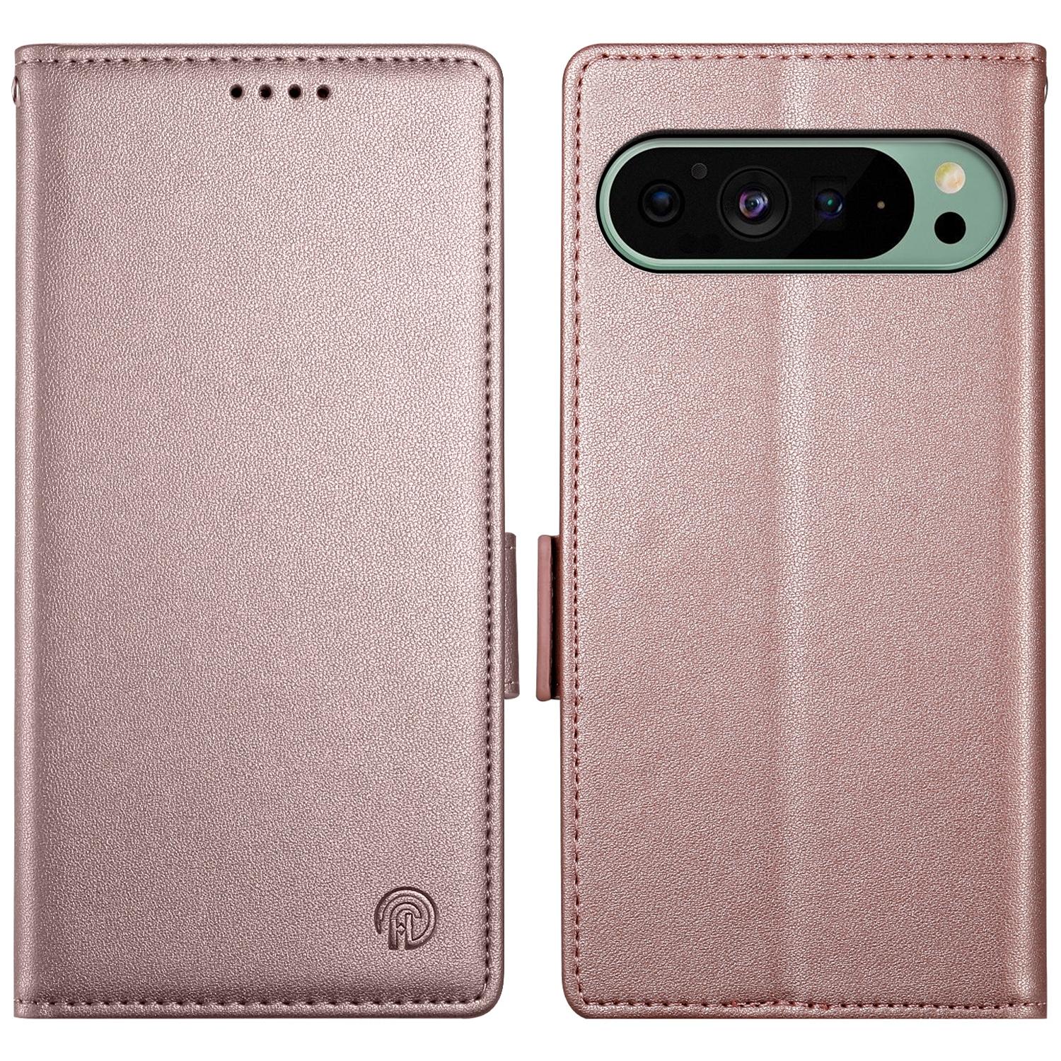 DF-010 For Google Pixel 9/9 Pro Case Side Magnetic Clasps Leather Stand Phone Cover Rose Gold
DF-010 For Google Pixel 9/9 Pro Case Side Magnetic Clasps Leather Stand Phone Cover Rose Gold