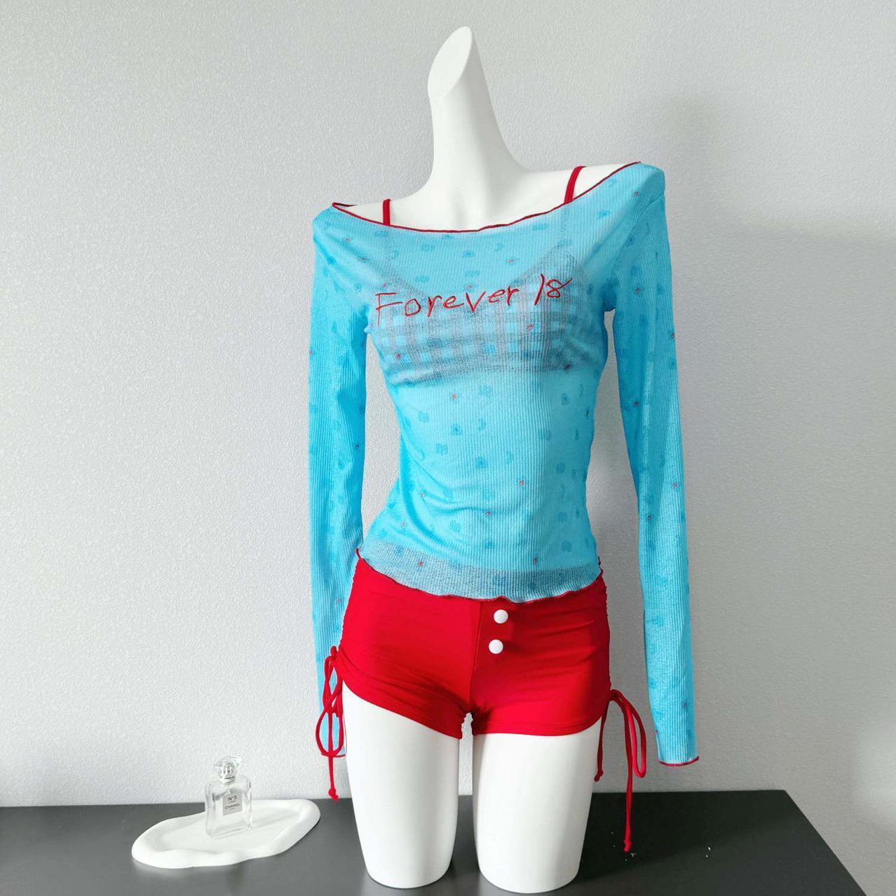 Dopamine Women s 4-Piece Swimsuit Set: Long-Sleeve Sun Protection, Off-Shoulder Bikini, Summer Cover-Up S (80-95 jin)
Dopamine Women s 4-Piece Swimsuit Set: Long-Sleeve Sun Protection, Off-Shoulder Bikini, Summer Cover-Up S (80-95 jin)