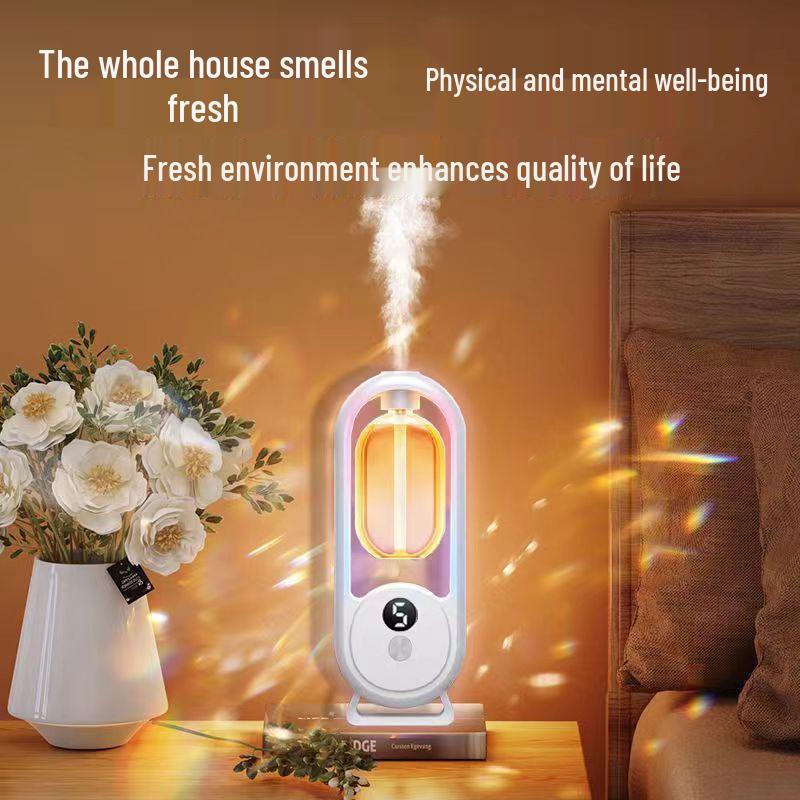 Цифровой аромадиффузор с дисплеем мощности и подсветкой - Автоматический домашний дезодоратор и ароматизатор
Цифровой аромадиффузор с дисплеем мощности и подсветкой - Автоматический домашний дезодоратор и ароматизатор