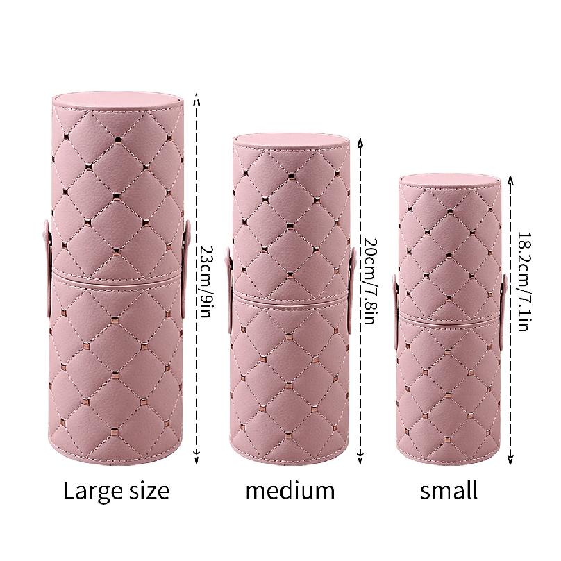 1Pcs PU Leather Makeup Brush storage bucket Portable Travel Cosmetic Bag Multi-Function Dust-Proof Waterproof Makeup Brush box S рожевий
1Pcs PU Leather Makeup Brush storage bucket Portable Travel Cosmetic Bag Multi-Function Dust-Proof Waterproof Makeup Brush box S рожевий