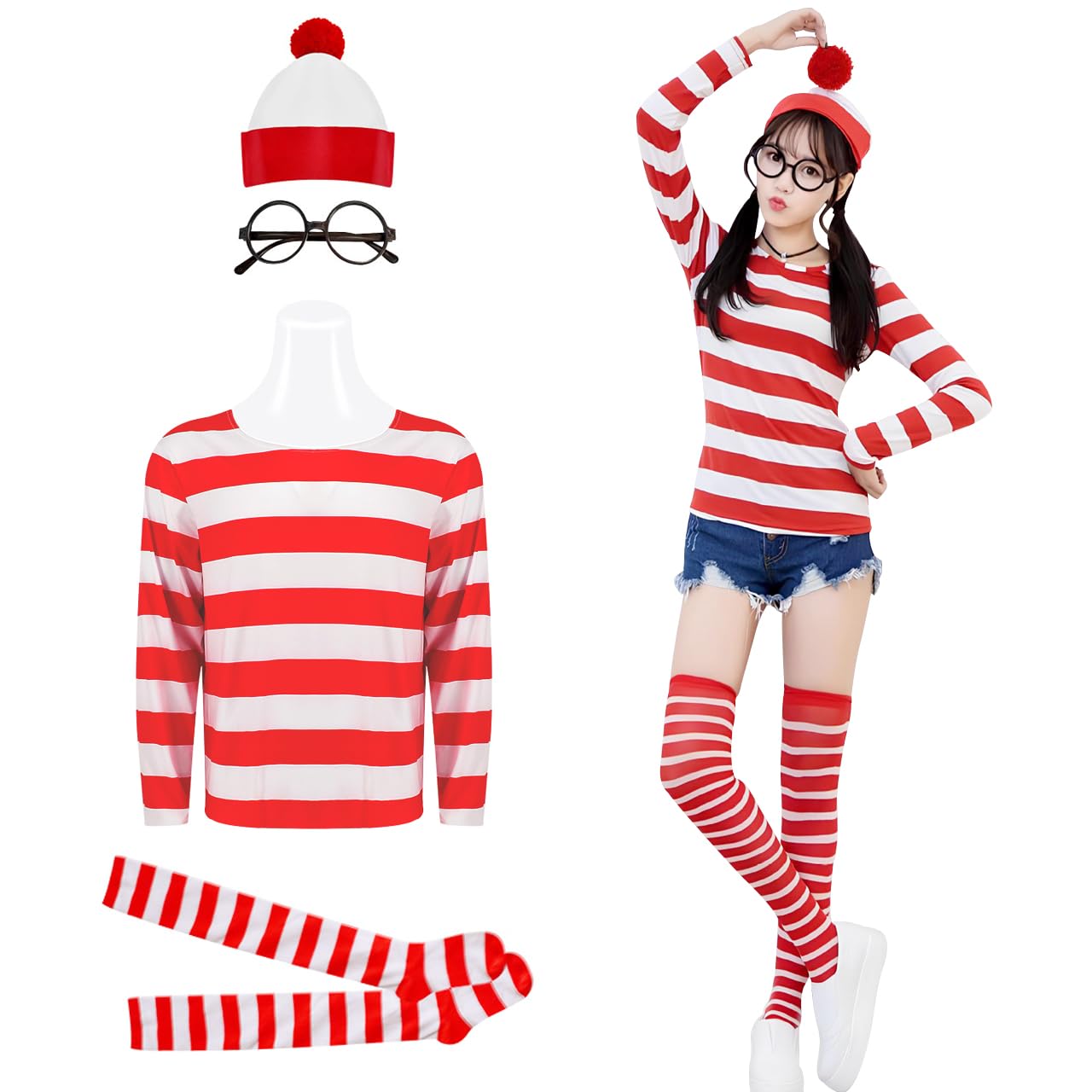 Костюм для косплея на Хэллоуин CroWiss Wally Размер M (Женский набор из 4 предметов)
Костюм для косплея на Хэллоуин CroWiss Wally Размер M (Женский набор из 4 предметов)