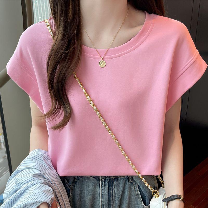 Летняя повседневная футболка женская свободного кроя однотонный топ без рукавов с рукавами-крылышками XXL розовый
Летняя повседневная футболка женская свободного кроя однотонный топ без рукавов с рукавами-крылышками XXL розовый