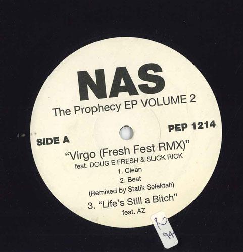 12inch Record NAS - Prophecy Ep Volume 2 PEP1214 NOT ON LABEL 2008 US Rap & Hip-Hop/R&B Used
12inch Record NAS - Prophecy Ep Volume 2 PEP1214 NOT ON LABEL 2008 US Rap & Hip-Hop/R&B Used