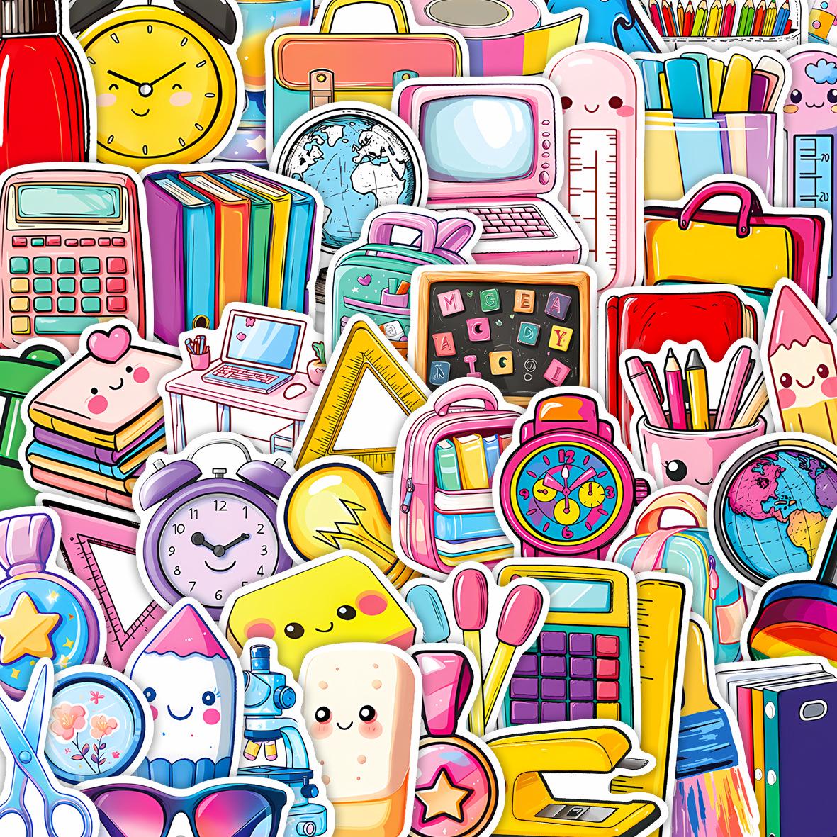 50 Cute Cartoon Stickers for Notebooks, Luggage & DIY Decorations
50 Cute Cartoon Stickers for Notebooks, Luggage & DIY Decorations