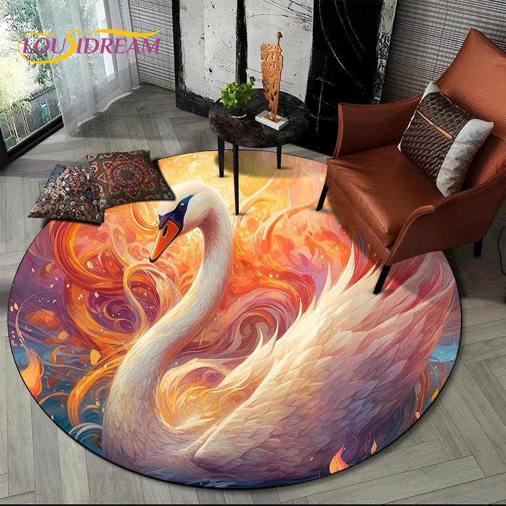 3D Dream Love Swan Cartoon Cygnus Girl Gift Round Carpet Rug for Living Room Bedroom Child Decor,Pet Area Rug Non-slip Floor Mat Diameter 60cm
3D Dream Love Swan Cartoon Cygnus Girl Gift Round Carpet Rug for Living Room Bedroom Child Decor,Pet Area Rug Non-slip Floor Mat Diameter 60cm