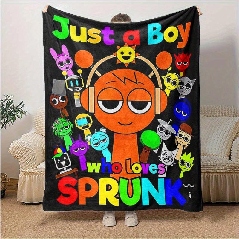 1pc, Sprunk Lovers Rainbow Character Print Blanket, Perfect for Home Decor, Couch Cover, Travel, Camping, Car, Beach, Office Nap, Gift Idea B061 130x150cm
1pc, Sprunk Lovers Rainbow Character Print Blanket, Perfect for Home Decor, Couch Cover, Travel, Camping, Car, Beach, Office Nap, Gift Idea B061 130x150cm